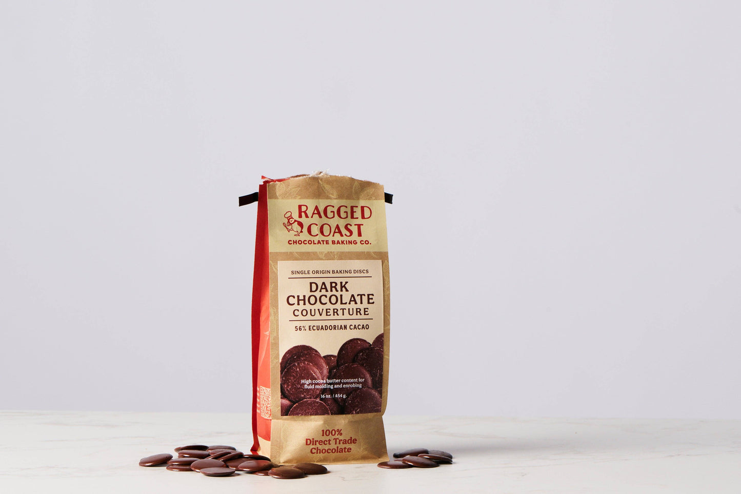 Direct Trade 56% Bittersweet Ecuadorian Chocolate - 16oz