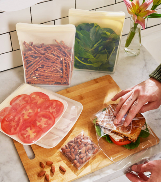 Reusable Silicone Stretch Wrap - Set of 3 Assorted Sizes