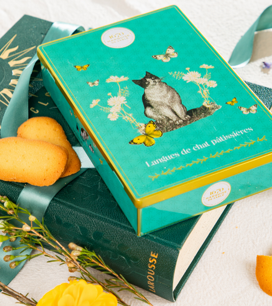 Cat Tongue Biscuits in Tin