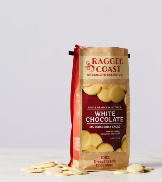 Direct Trade Ecuadorian 31% White Chocolate - 16 ounces