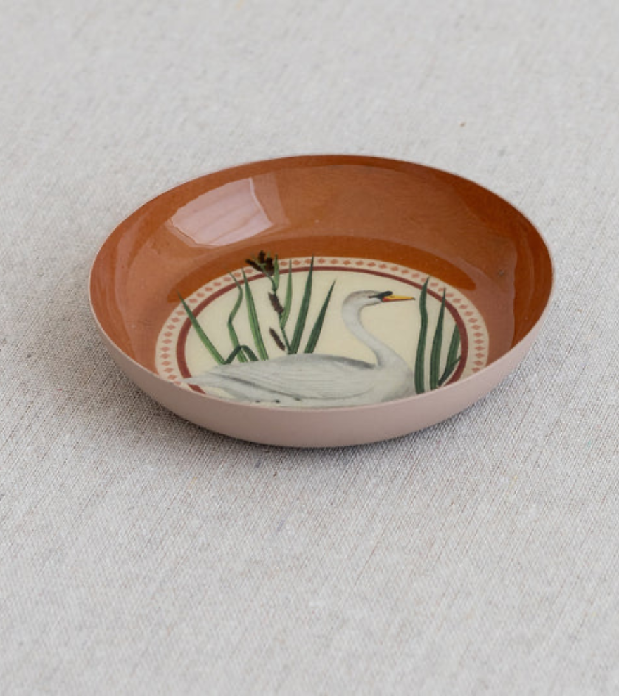 Round Enamel Tray
