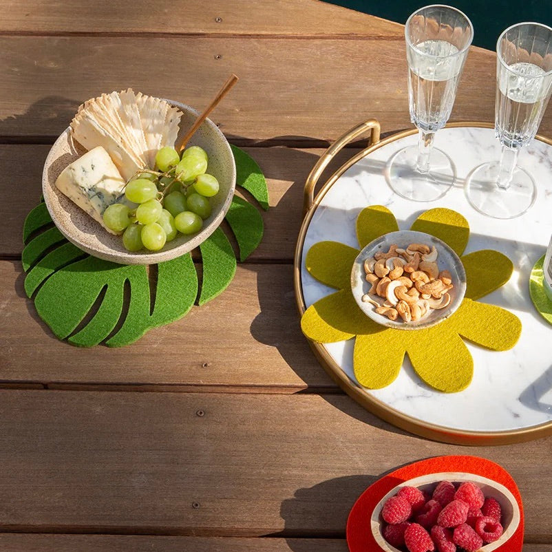 Shaped Wool Felt Trivets