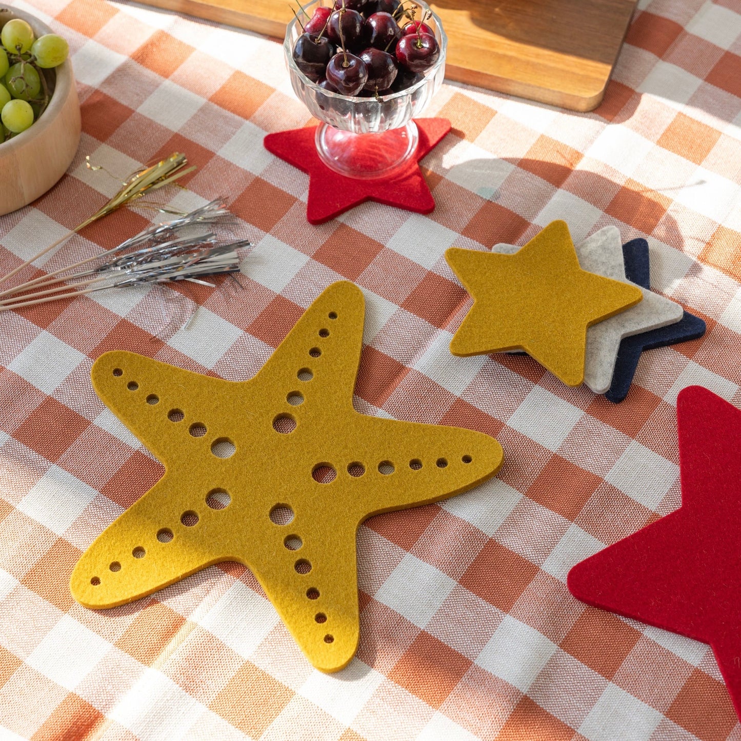 Shaped Wool Felt Trivets