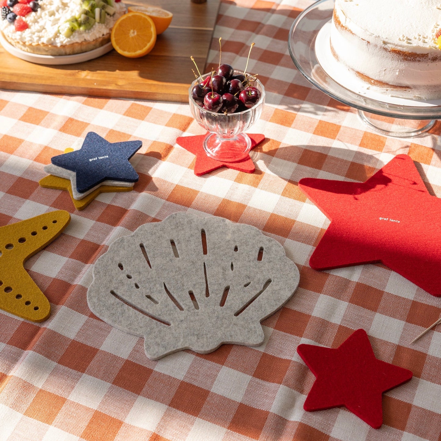 Shaped Wool Felt Trivets