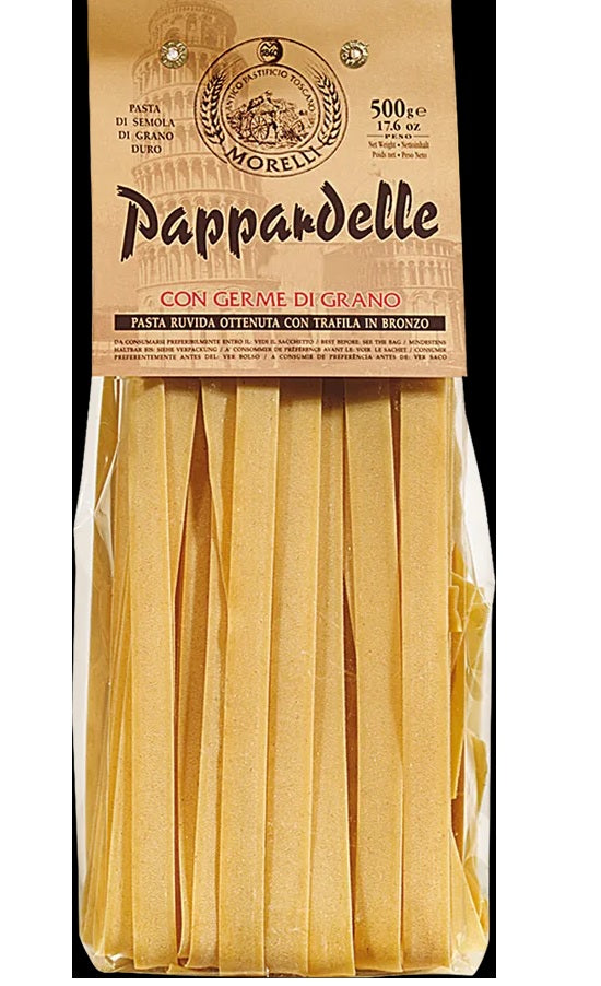 Morelli Pappardelle Pasta with Wheat Germ