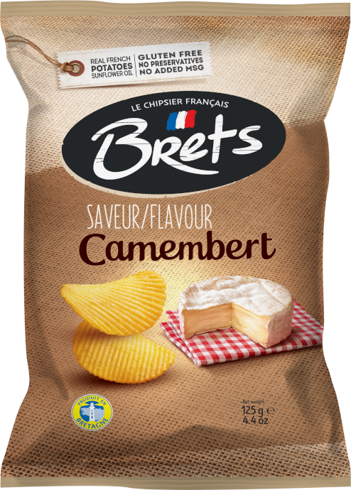 Brets Camembert Cheese Chips