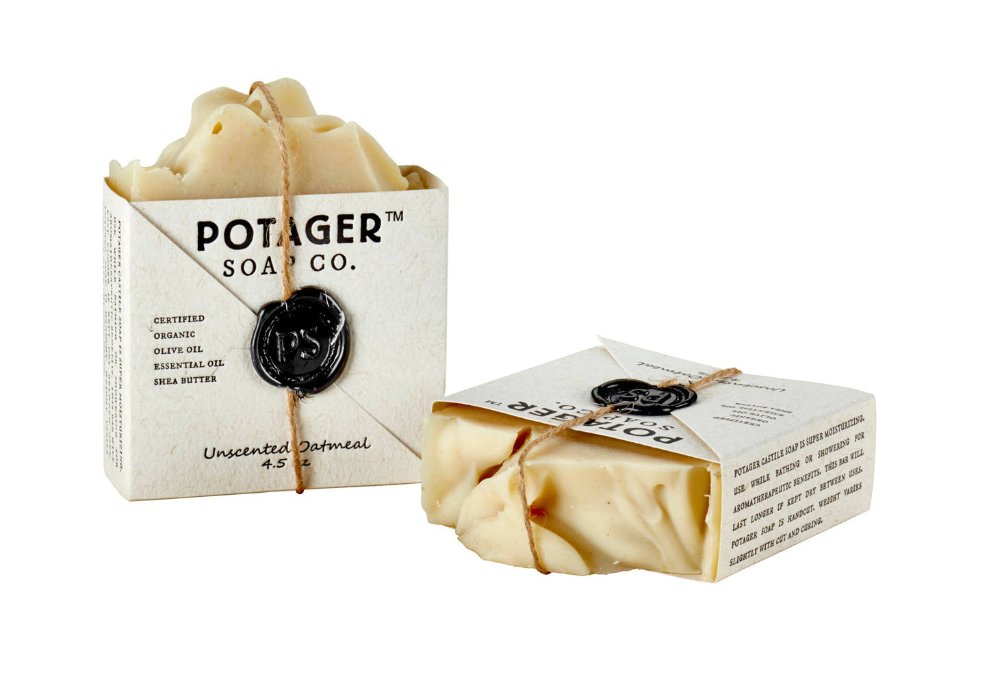 Natural Soap Unscented Oatmeal - Handmade Organic Ingredients