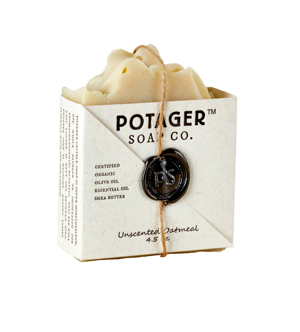 Natural Soap Unscented Oatmeal - Handmade Organic Ingredients