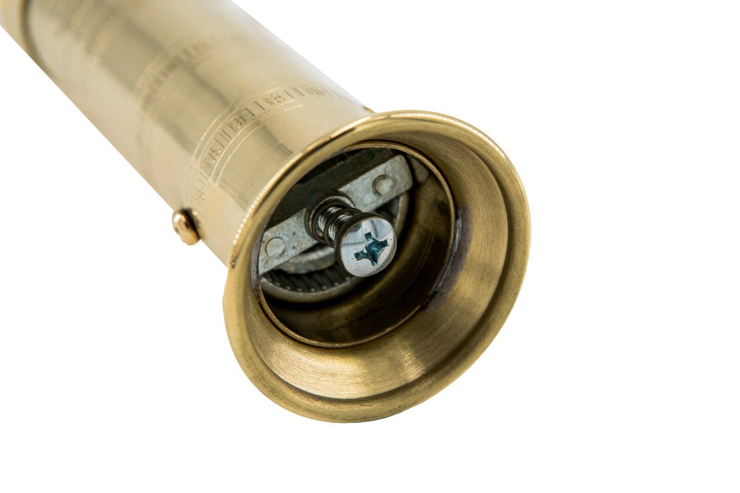 Greek Brass Pepper Mill - 8"