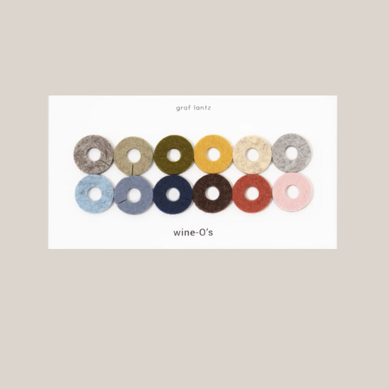 Wine-O's Round Felt Wine Charms