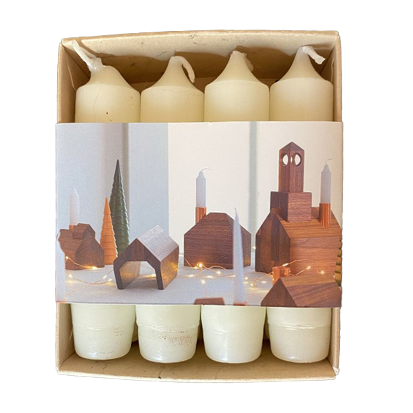 Dripless 4" Taper Candles - Set of 8