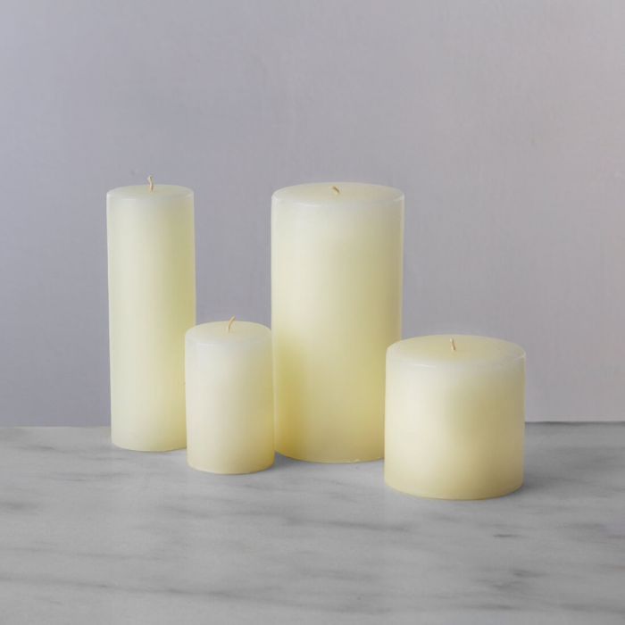 Ivory Pillar Candle
