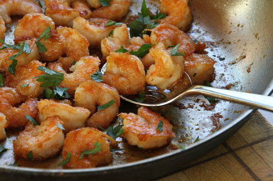 Cardamom-Soy Chicken Thighs (or Shrimp!)