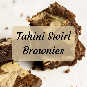 Tahini Swirl Brownies