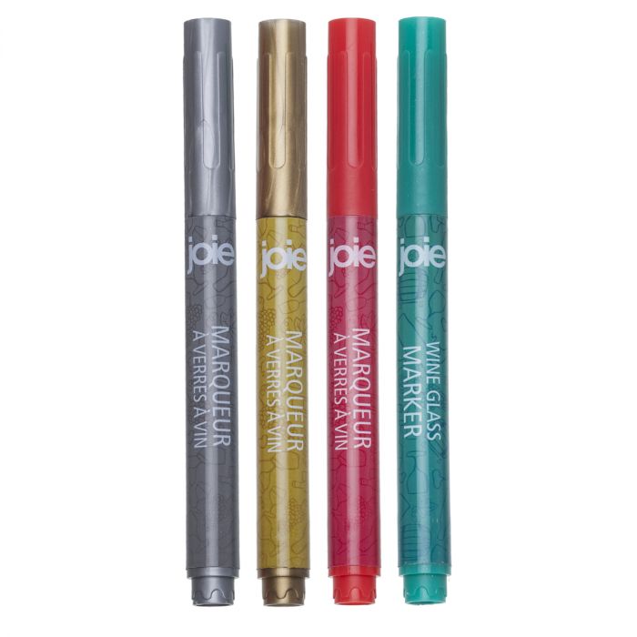 Wine Glass Markers - Set of 4