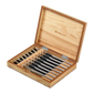 8 Piece Steak Knife Set in Olivewood Chest