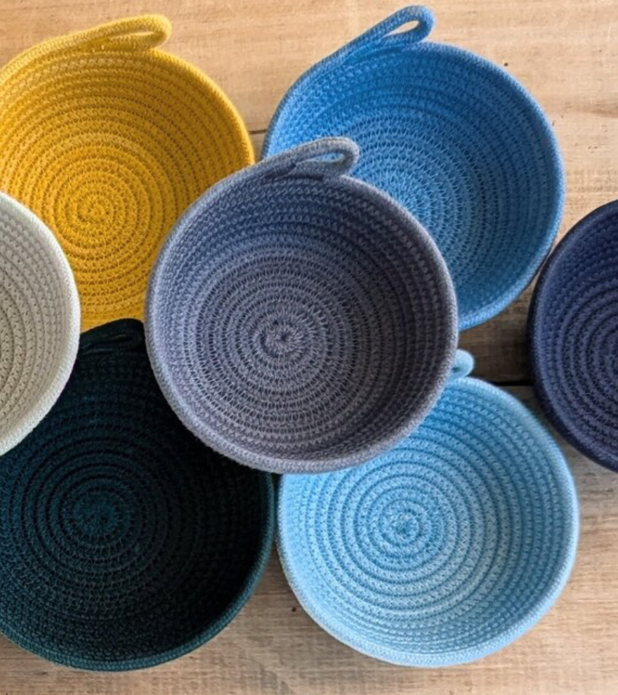 Buttercup Rope Baskets