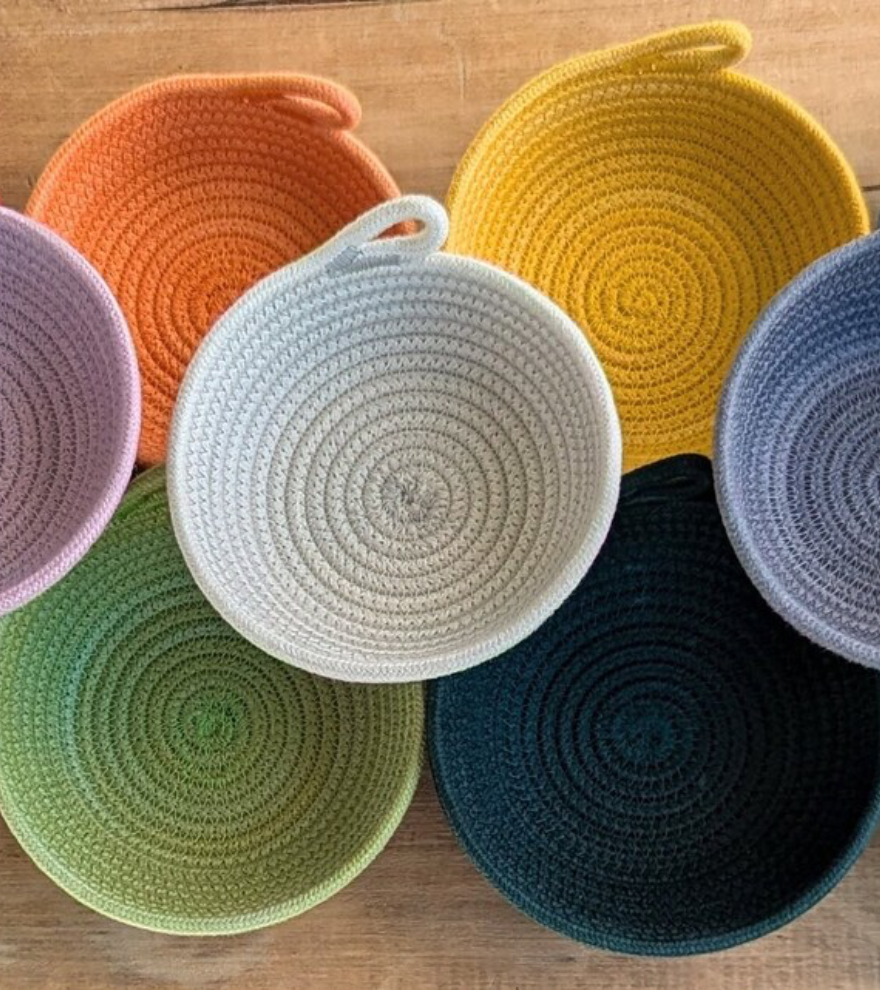 Buttercup Rope Baskets