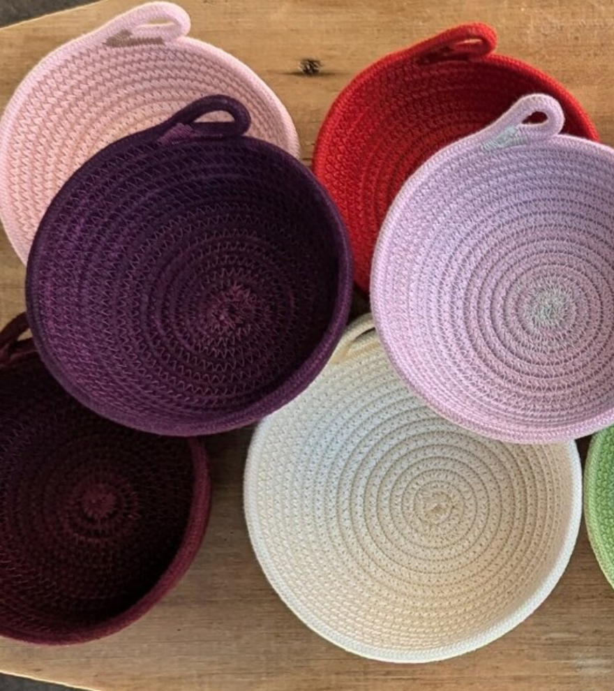 Buttercup Rope Baskets
