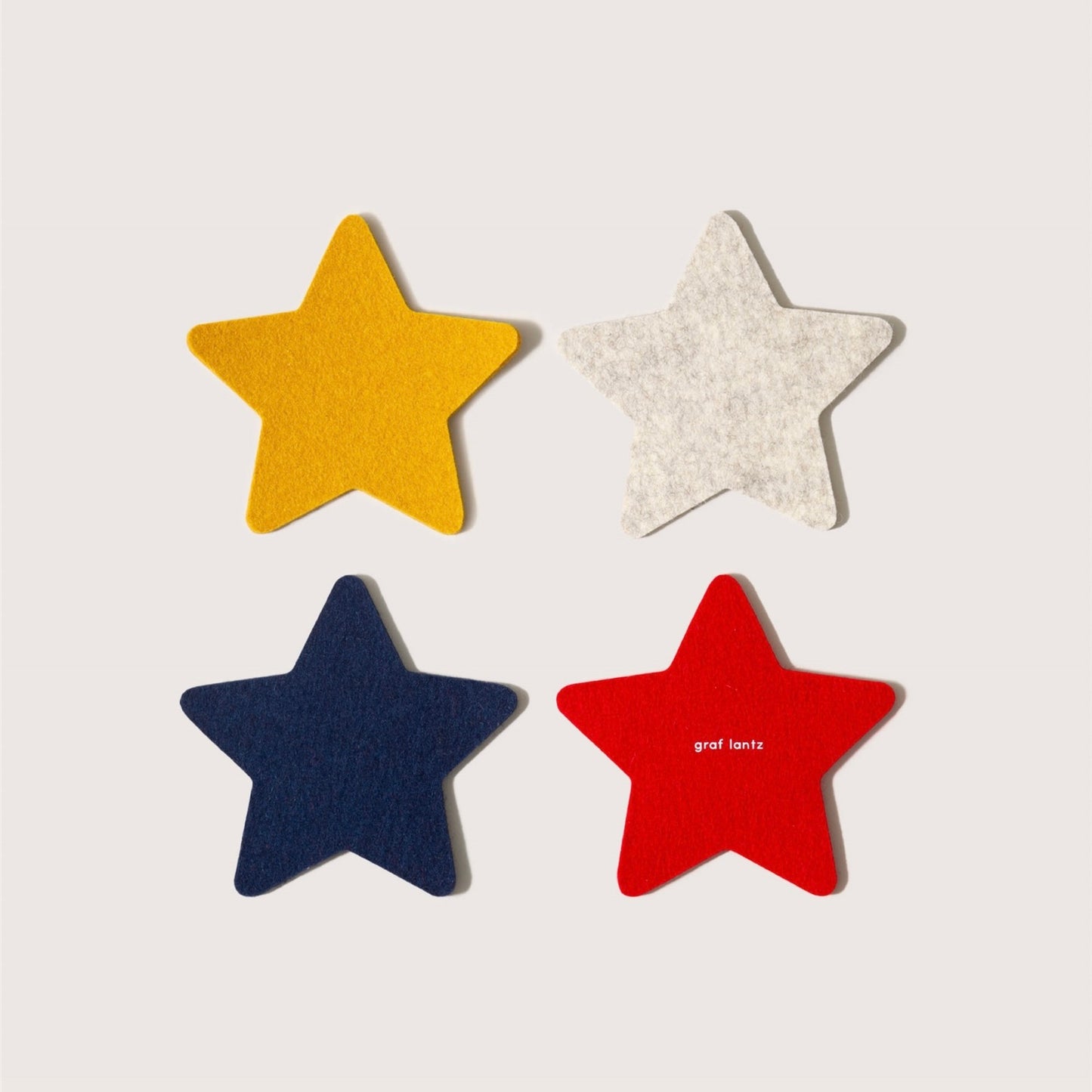 Square Felt Coasters - Sets of 4
