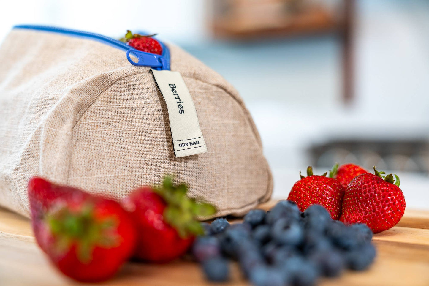 Reusable Linen Produce Bag for Berries