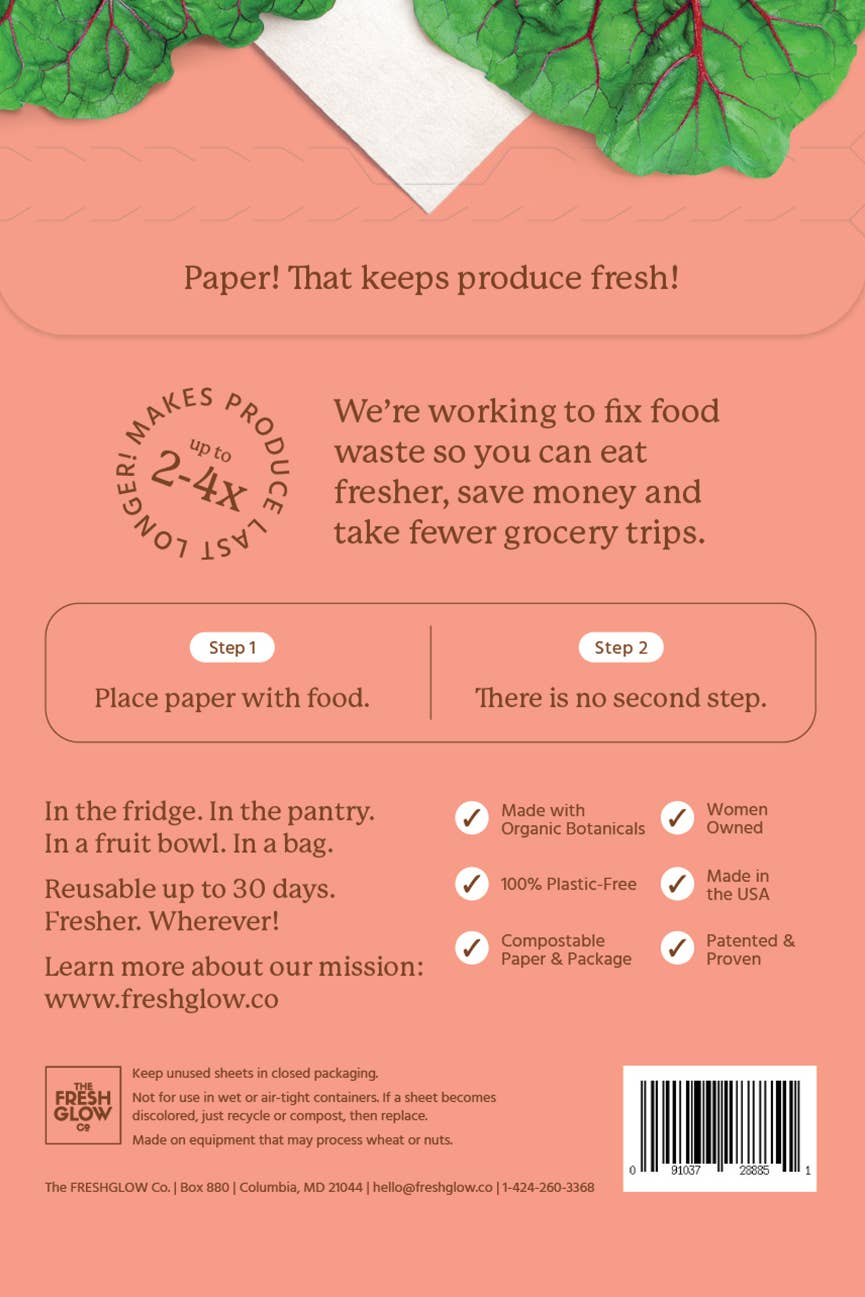 Freshpaper Food-Saver Sheets for Produce