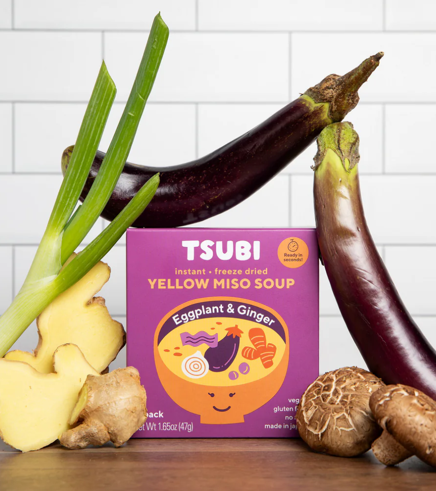 Yellow Miso Soup with Eggplant and Ginger 4pack