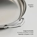 Au Gratin Oval Stainless Steel