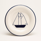 Coastal Village Round Plate