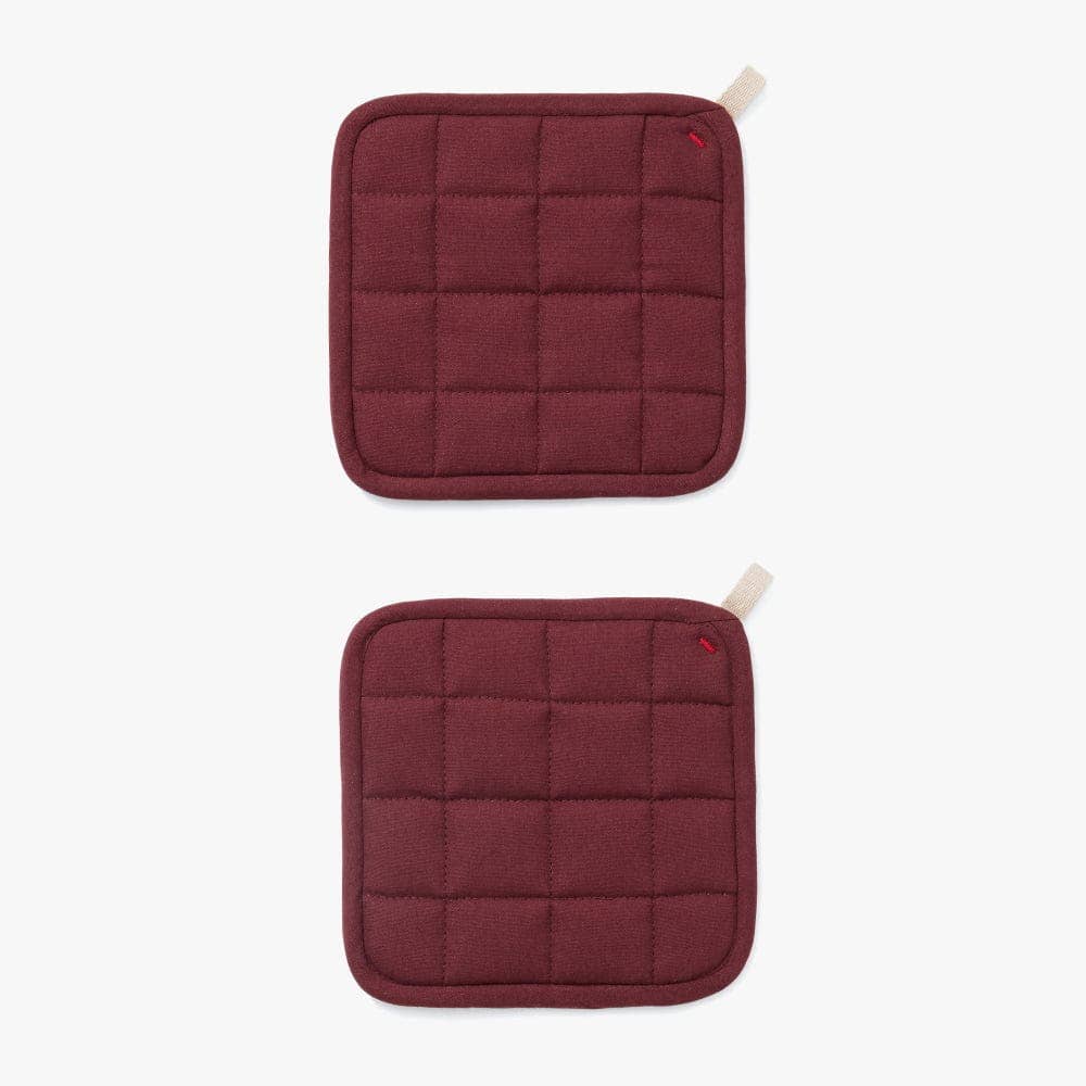 Pot Holders - Rhubarb