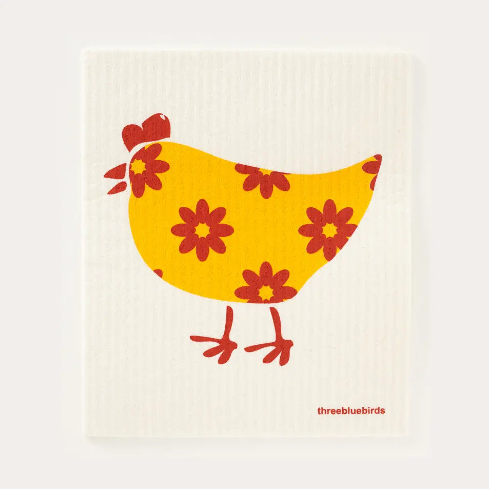 Three Bluebirds Swedish Dishcloths