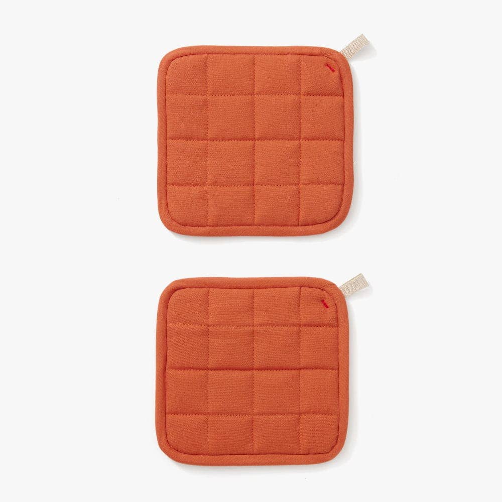 Potholders - Paprika Red
