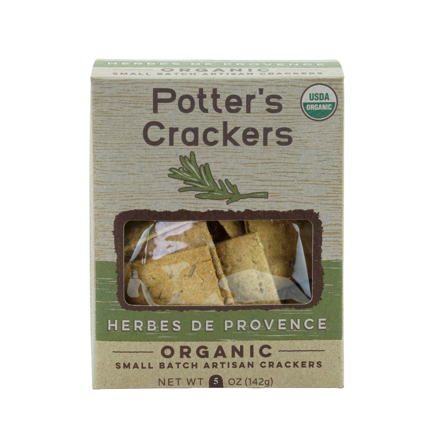 Potter's Crackers Organic Herbes de Provence Crackers