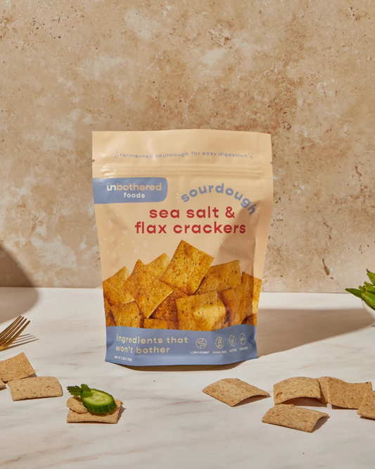 Unbothered Sourdough Crackers