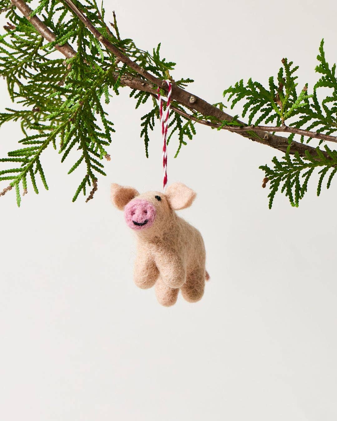 Felted On The Farm Ornament: Cow