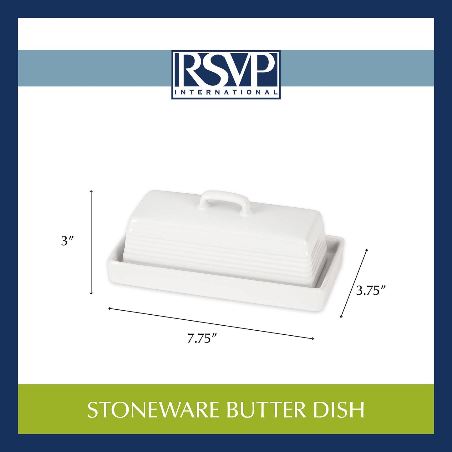 Stoneware Butter Dish