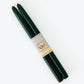 8" Hand Dipped Unscented Taper Candles - Shell White