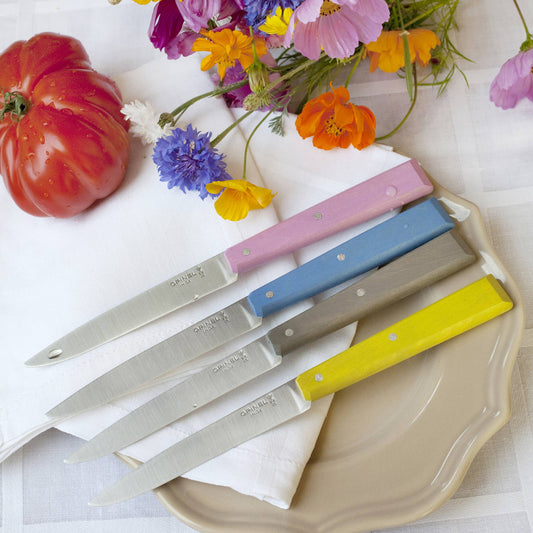 No.125 Bon Appétit Steak & Table Knives Sets: Olivewood