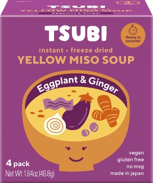 Yellow Miso Soup with Eggplant and Ginger 4pack