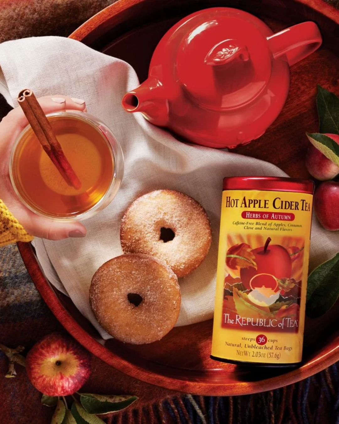 Hot Apple Cider Herbal Tea