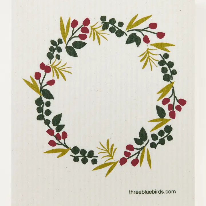 Three Bluebirds Swedish Dishcloths