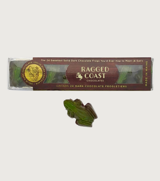 Ragged Coast Dark Chocolate Frogs: Green