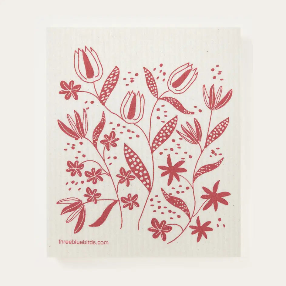 Three Bluebirds Swedish Dishcloths