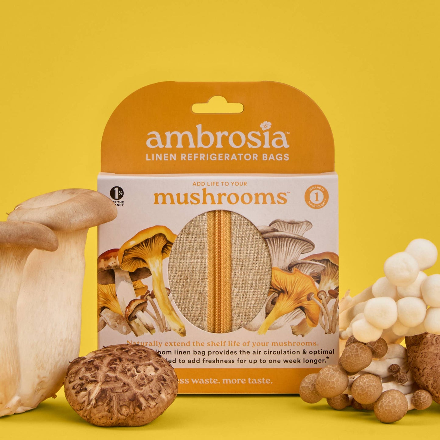 Reusable Linen Bag for Mushrooms