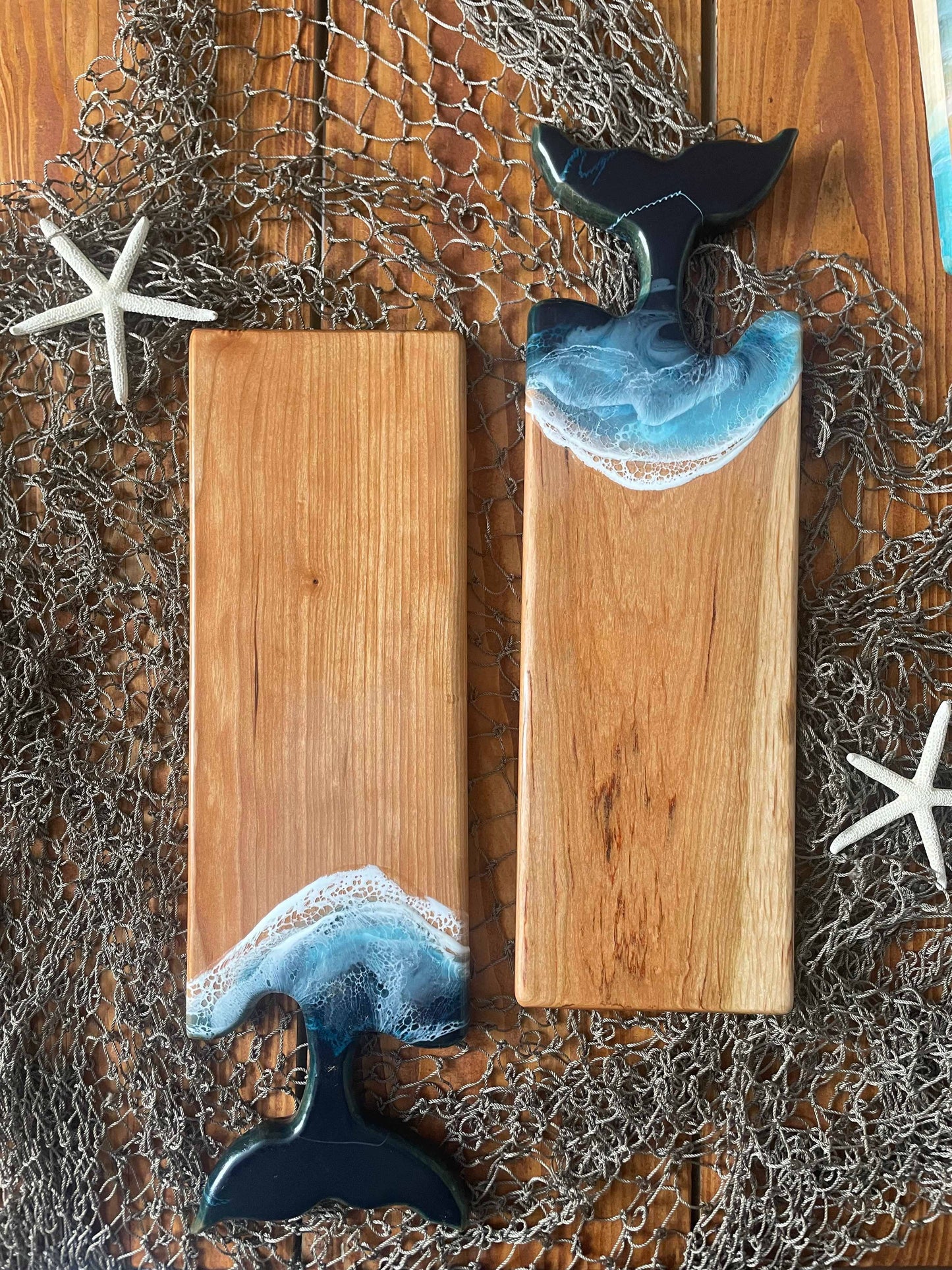 Whale Tail Serving Board: Cherry