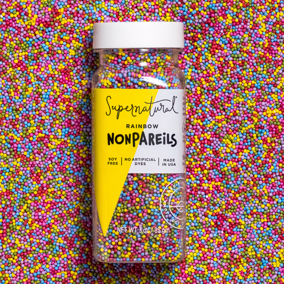 Rainbow Nonpareils Sprinkles