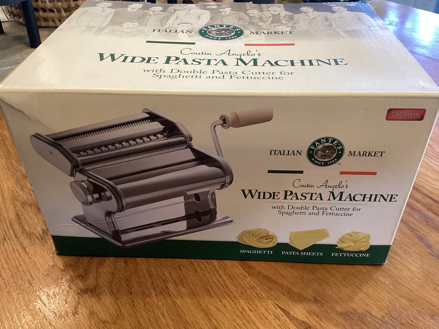 Fantes wide pasta machine