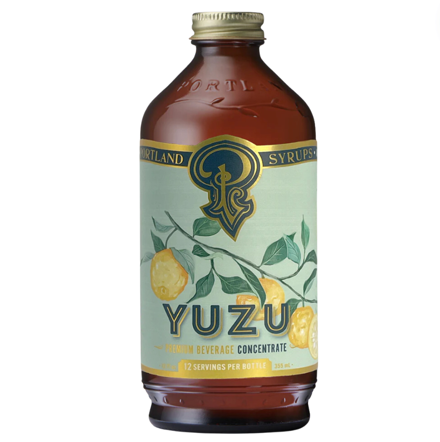 Yuzu Syrup 12oz  - cocktail / mocktail mixer