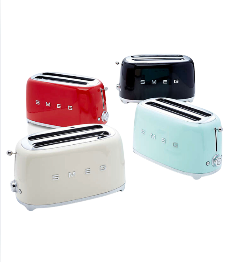 4 Slice/2 Slot "Retro Style" Toaster