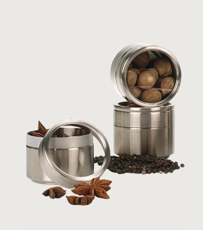 Clear Top Spice Storage Can